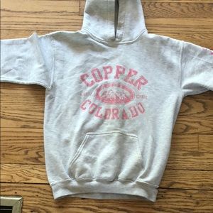 copper Colorado kids grey hoodie